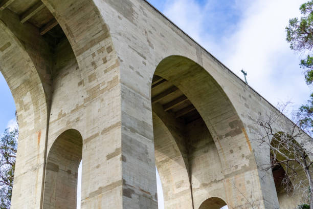 istock Pylons and Archways under a bridge 1140015245