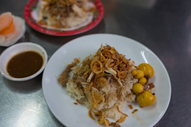 istock Traditional Vietnamese fried rice with baby chicken eggs 1140015488