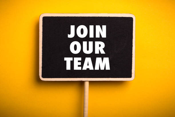 istock Join Our Team Concept Blackboard Sign Board Isolated 1140020113