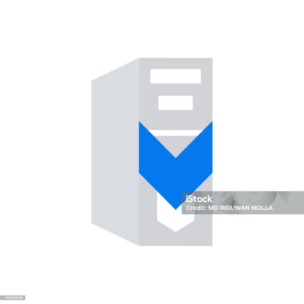 Desktop Computer Sign Desktop Computer Sign Desktop Cpu Stock Illustration - Download Image ...