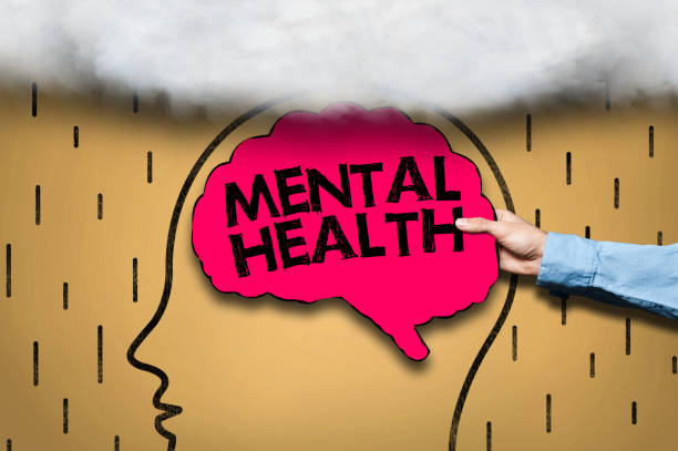 istock Mental Health / Yellow background concept (Click for more) 1140032149