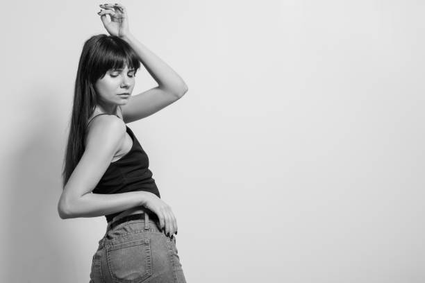 istock fashion artistic model graceful motion dancing 1140058234