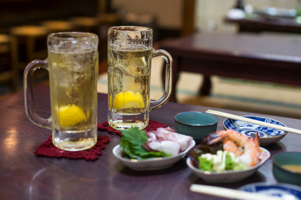 istock Whiskey Highball with Soda Water and Lemon 1140060128