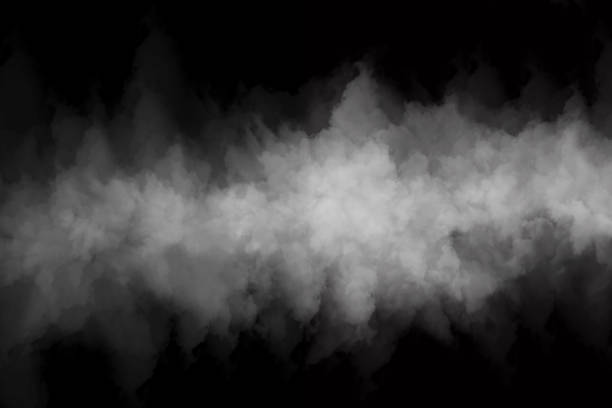 istock Fog or Smoke on black Background 1140063025