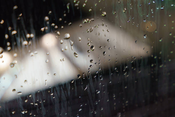 istock Water drops on the window glass 1140064229