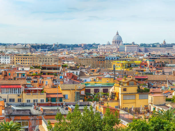 istock Rome city view from the Pincio Terrace 1140067774