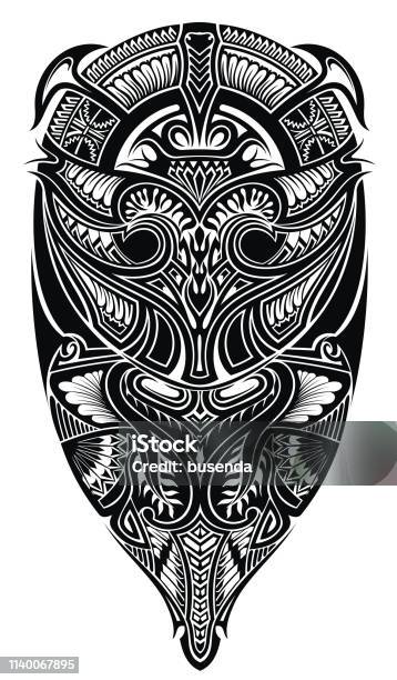 Style Tattoo Design For Chest And Sleeve Areas Stock Illustration -  Download Image Now - Abstract, Arm, Art - iStock