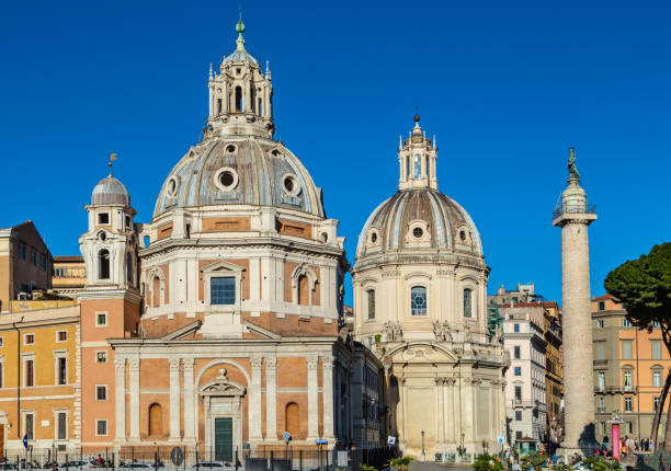 istock Trajan's Column and churches, Rome, Italy 1140069014