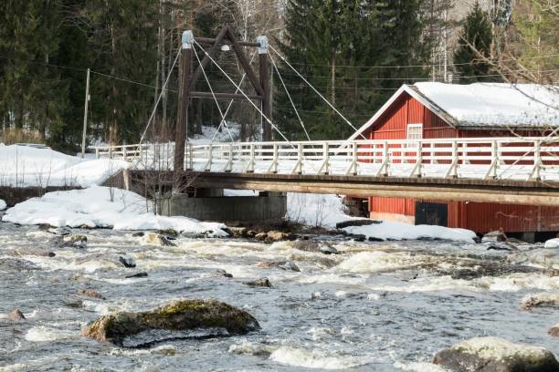 istock Dam and threshold on the river Jokelanjoki, Kouvola, Finland 1140072318
