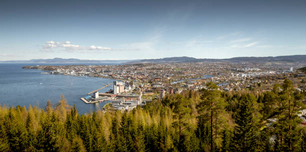 istock Panorama of Trondheim, Norway 1140075312