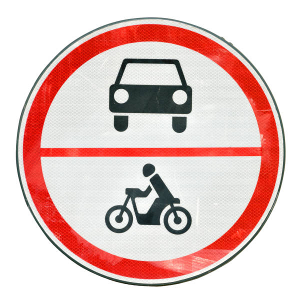 istock No traffic sign. Forbidden red road sign 1140078235