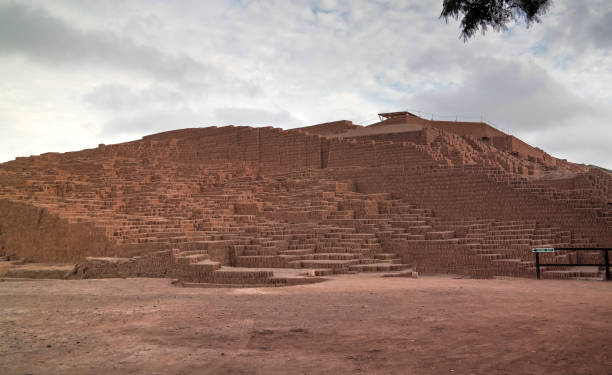 istock Exterior view to Huaca Pucllana pyramid, Lima, Peru 1140080363