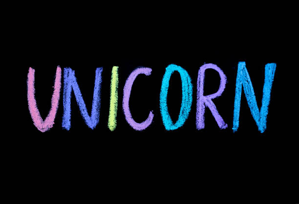 istock colored sign unicorn on blackboard 1140083803