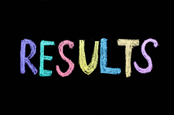 istock colored sign results on chalkboard 1140083831