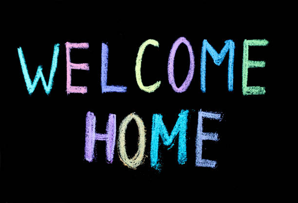 istock sign welcome home on chalkboard 1140083932