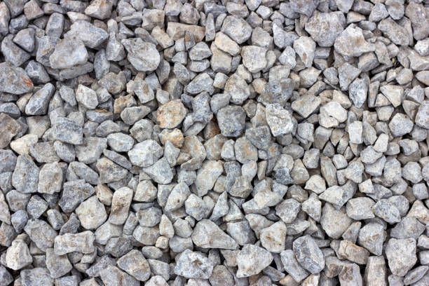 istock Gray dirty cobblestone textured background 1140086958