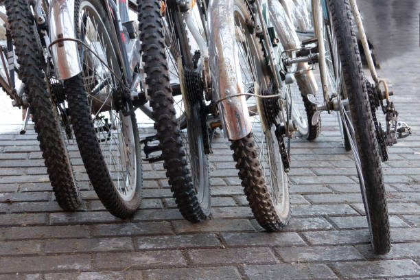 istock bicycles on the street 1140094930