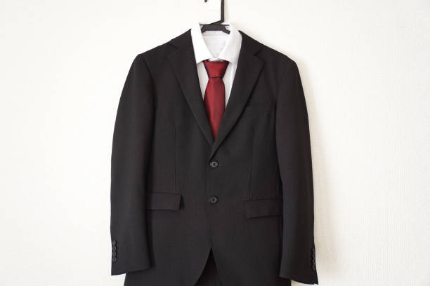 istock Men's Business Suits and Red tie. 1140101925
