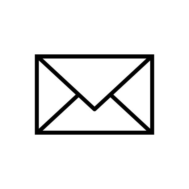 stockillustraties, clipart, cartoons en iconen met illustratie van een e-mail. - envelop