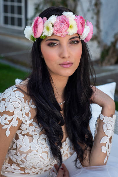 istock Wedding bride in outdoor 1140113923