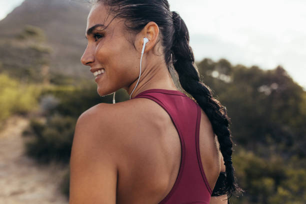istock Woman ready for cross country run 1140122459