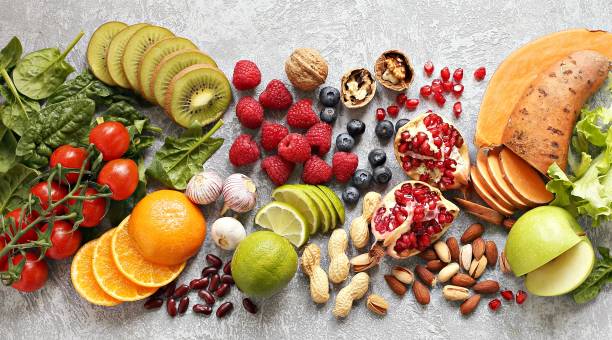 zdrowa żywność. - oatmeal organic ingredient blueberry zdjęcia i obrazy z banku zdjęć