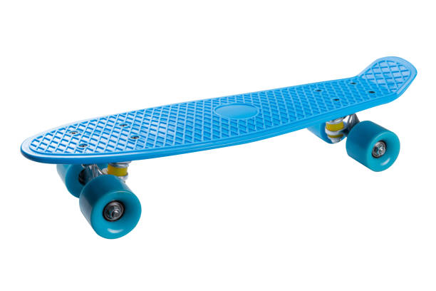 istock new blue plastic skateboard on a white background 1140125359