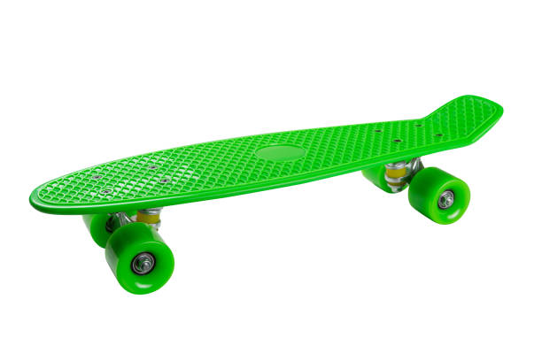 istock new green plastic skateboard on a white background 1140125372