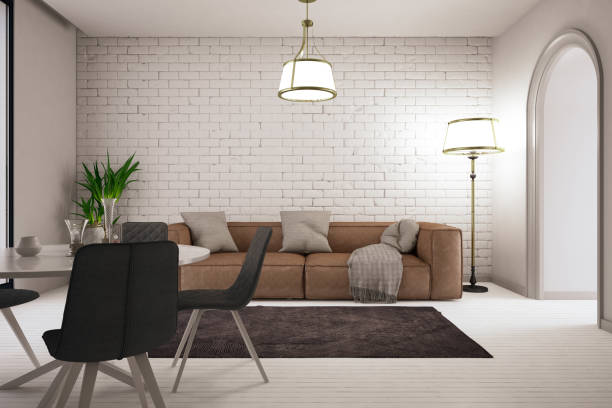istock Modern Living Room with Sofa 1140126167