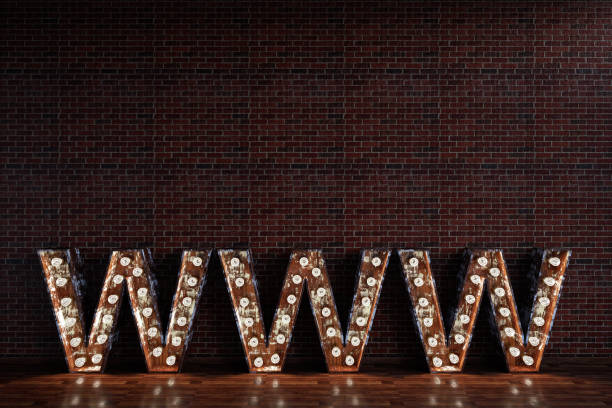 istock Light Bulb Sign WWW World Wide Web Against Brick Wall 1140126632