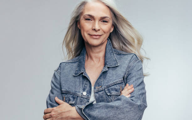 istock Beautiful senior woman looking confident 1140127103