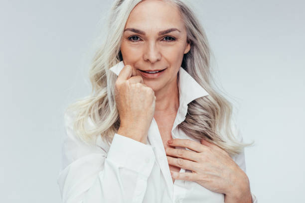 istock Mature woman looking attractive 1140127874