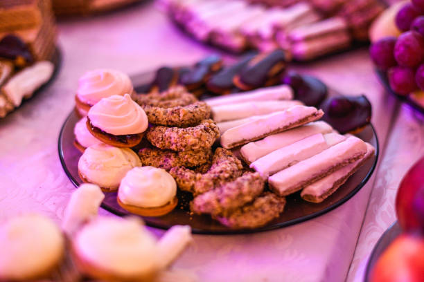 istock Plate with home made biscuits and cookies 1140133893