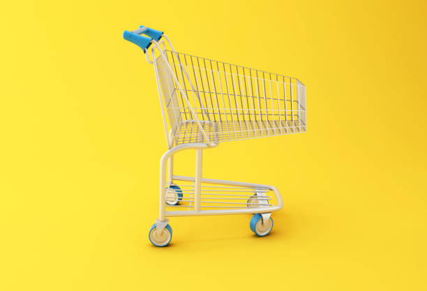 istock 3d Shopping cart 1140134382