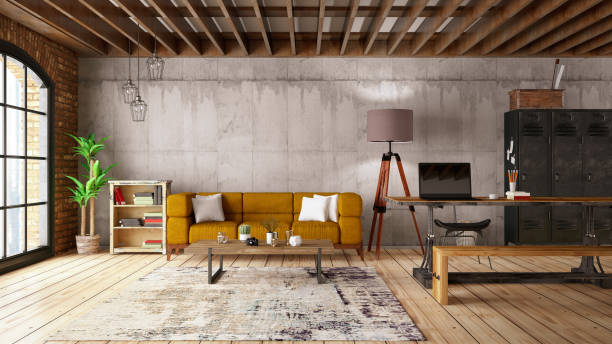 istock Modern Living Room with Sofa 1140138931