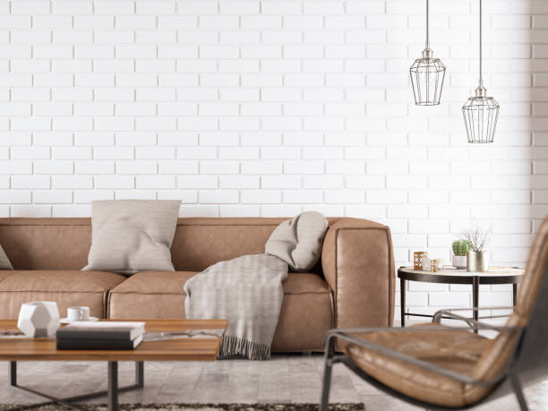 istock Modern Living Room with Sofa 1140139411