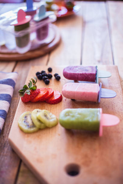 Home made fresh fruit ice cream