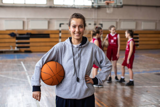 istock Coach of successful basketball team 1140141098