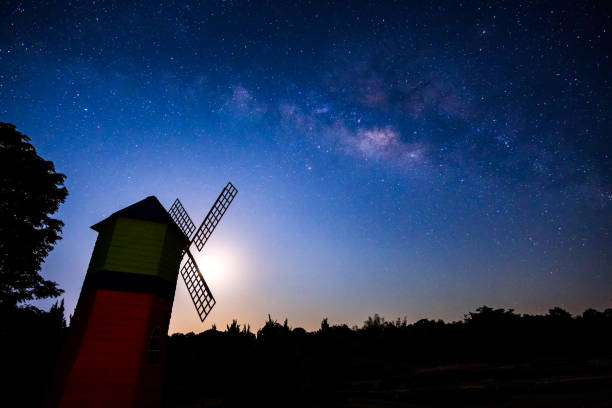 istock night sky with milky way galaxy 1140144085
