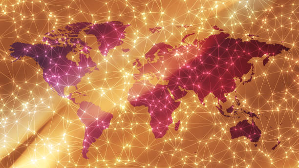 istock Global network cyber connections, circles and wires connected 1140147092