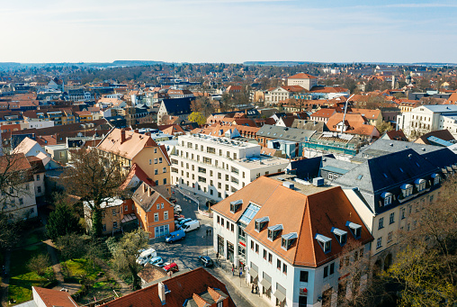 Aerial view of Weimar, Germany
