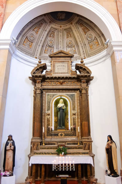 istock Interiors of catholic church in Comacchio (Chiesa del S Rosario). 1140155619