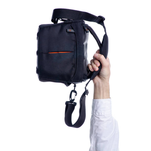 istock Bag for the camera in hand 1140157330