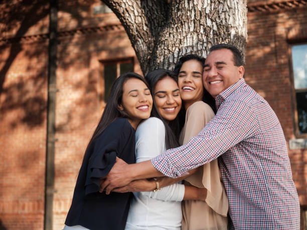 istock Loving family embracing each other 1140158191