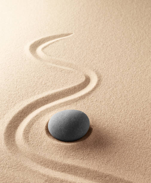 istock Zen stone garden for spiritual healing 1140161399