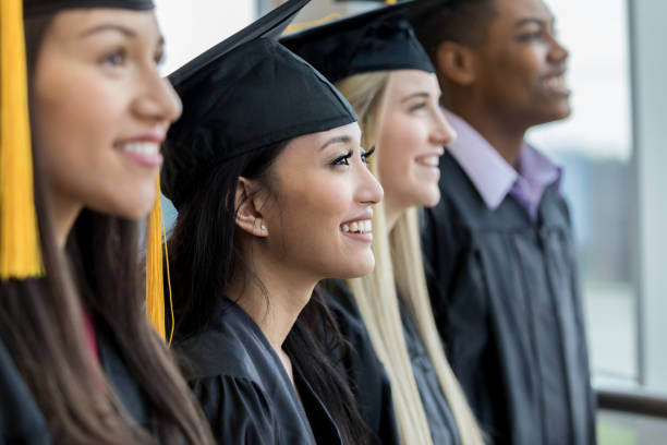 istock High school graduates in a row 1140162133
