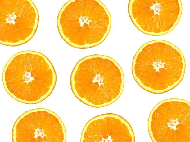 istock Fresh ripe orange slices 1140162791