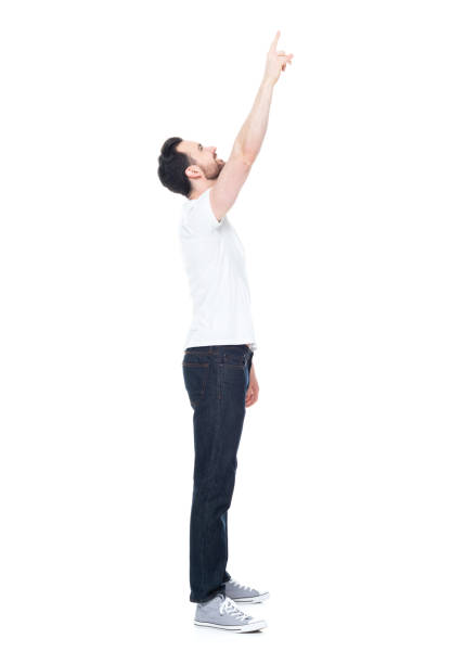 istock Handsome caucasian male on white background 1140165246