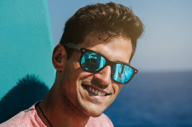 istock Man in a boat in the sea 1140167465