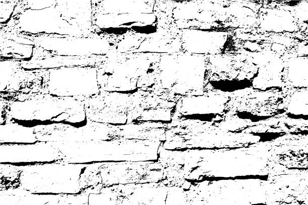 кирпичи и камни свет текстуры, абстрактный вектор фона. - abstract aging process backgrounds brick stock illustrations